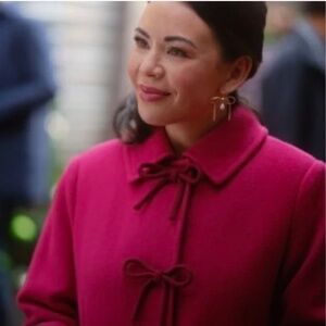 Kate Spade Bow Detail Wool Coat featured in Hallmark Movie!